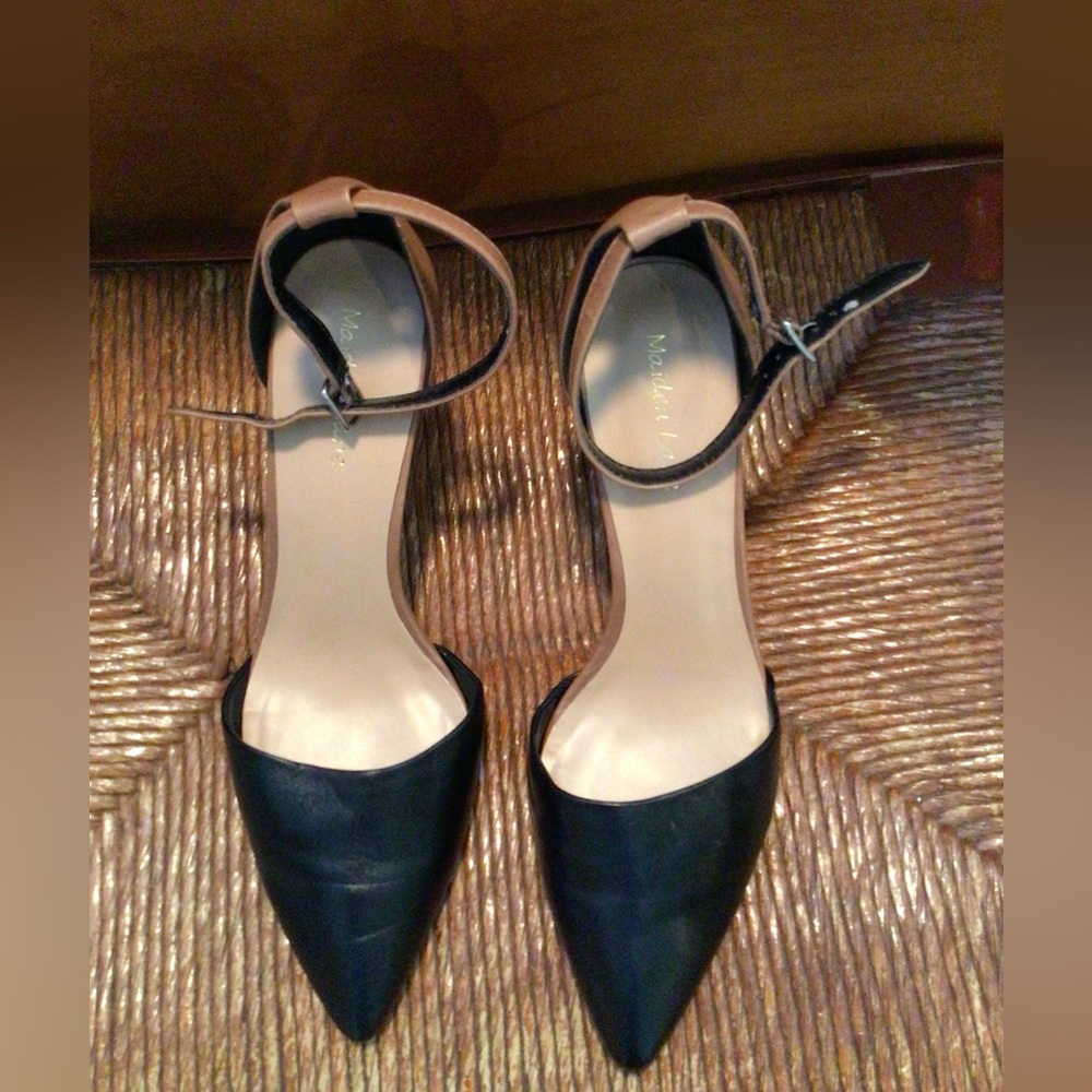 Black and Brown Leather Heels